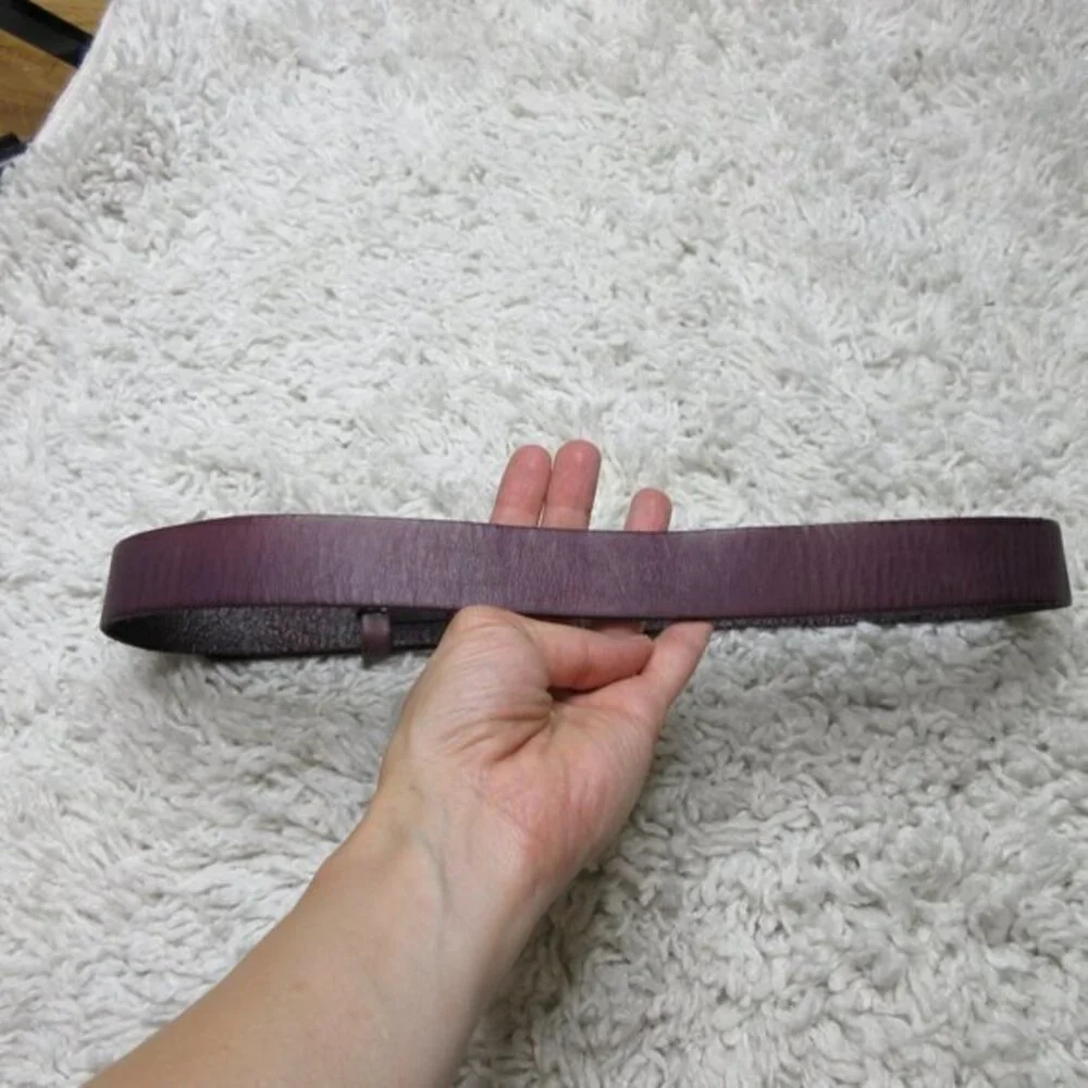 Linea‎ Pelle leather embellished belt sz M
